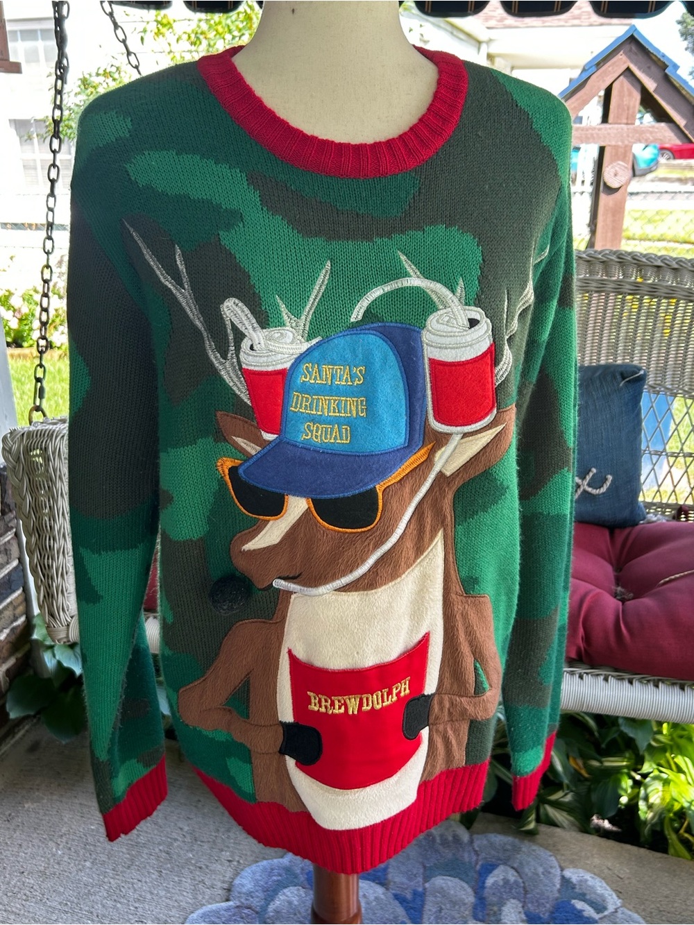 Ugly Christmas Reindeer Sweater